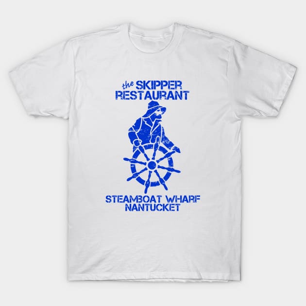 Skipper Restaurant. Nantucket. Distressed T-Shirt by fiercewoman101